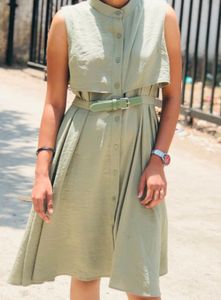Women Flare Midi Dress