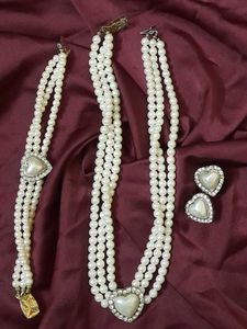 White Pearl Jwellery Set
