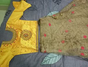 crop top with lehenga and dupatta set