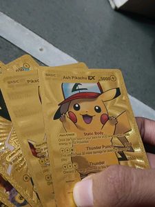 Golden Pokemon Card