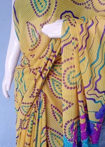 Office Wear Floral Saree