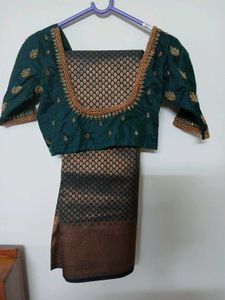 Fixed Price_Saree&amp;Magam Blouse Set