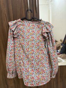 Multi Colored Floral Top