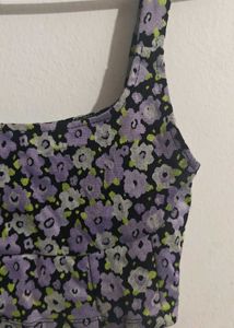Zara Floral Print Corset Top