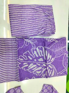 Low Price Purple Printed Kurta Dupatta