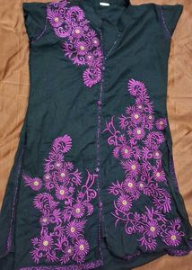 Black Patiala With Kurti