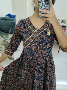 Floral Print Anarkali Kurti