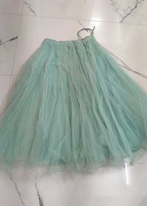 Aqua Blue Ethnic Gown