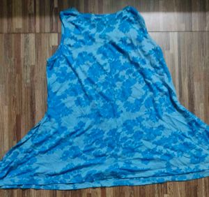 Blue Printed Top