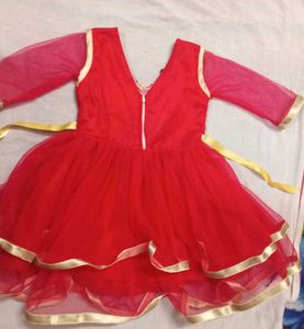 baby girl party' wear frock