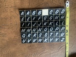 Alphabet Stickers
