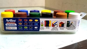 🎨 Artline-12 Poster Colours 🗽