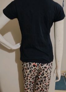 Cheap Set | T Shirt &amp; Printed Night Pant