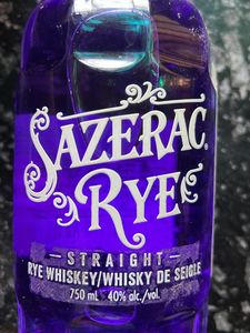 Empty Bottle Of Best Korian Whisky SAZERAC RYE