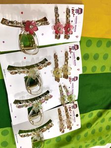 Floral Hair Clip Set