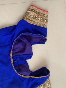 Blue Saree
