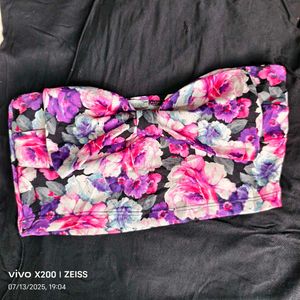 23137. Floral Bandeau Top
