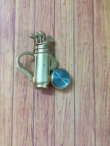 Miniature Golf Bag Desk Clock