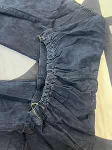 Denim Plazo
