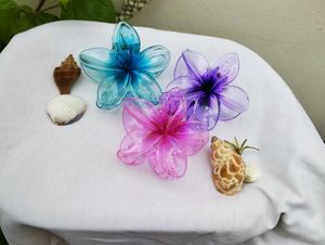 Resin Large Flower Hair Claw Clip