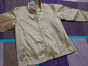 New Tailor Stitched Ethnic Golden Top