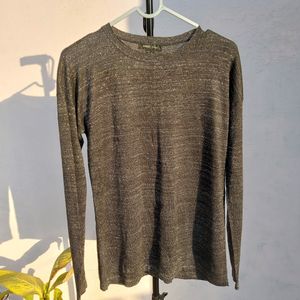 Imported! MANGO shimmery Tee