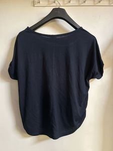 Casual Navy Blue Top