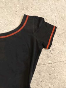Black studded Y2k Fitted Top