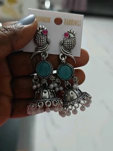 Oxidised jhumki