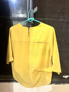 Yellow 3/4 Sleeve Top