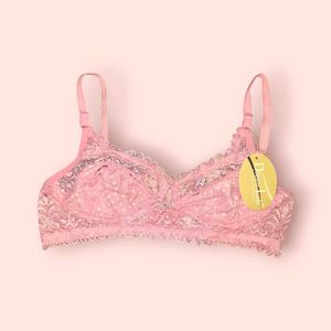 34&#34; Non Paded Bra | Pink Color