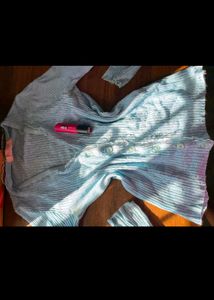 Striped Button-Down Shirt woolen