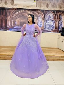 Lavender Full Flare Wedding Gown 💜