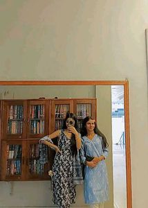 New Foral Kurta Set(Free Dupatta)