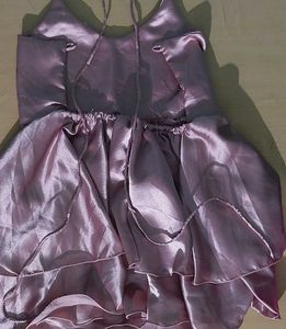 Mauve Skater Mini Dress