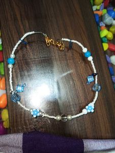 Blue Beaded Necklace