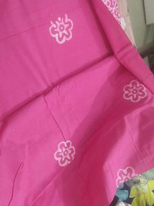 Pink Battika Print Fabric