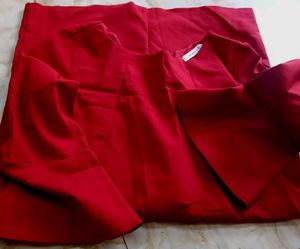 Elegant Red Midi Dress