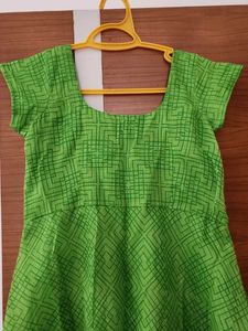 Green Anarkali Kurta