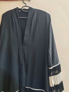 2 Peice Elegant Black BHURQA / ABHAYA /ETHINIC GOW