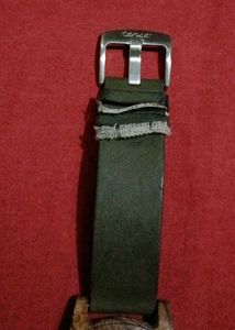 Leather Hampton Tense Wooden Watch