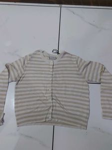 H&M Striped Cardigan