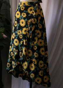H&amp;M Sunflower Print Skirt And Top