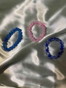 Beaded Stretch Bracelets - Set of 3