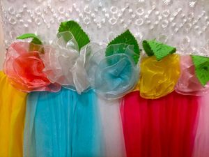 Cute Girls&#39; Rainbow Dress