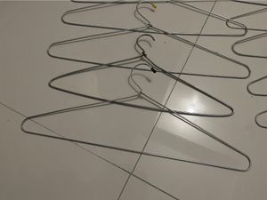 Silver Stainless Steel Hangers - Pack Of 12