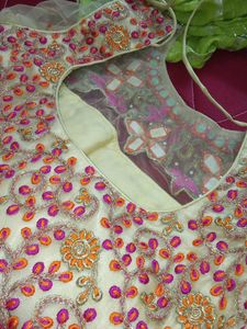 Embroidered Indian Dress