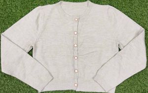 Elegant Crop Cardigan Sweater