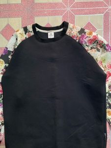 Floral Sleeve Sweater