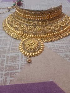 Ornate Gold Indian Bridal Jewelry Set